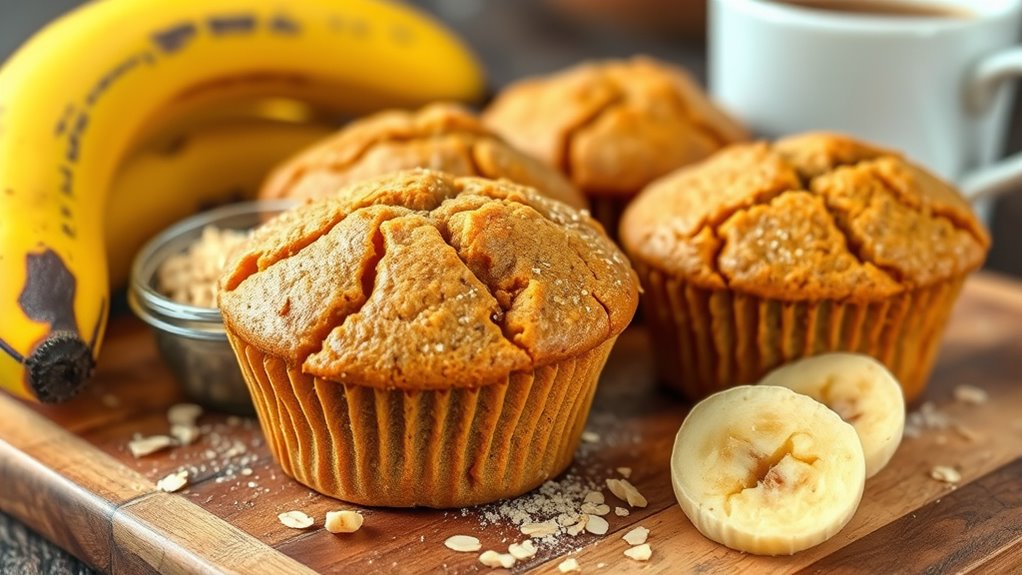 banana protein muffins recipe