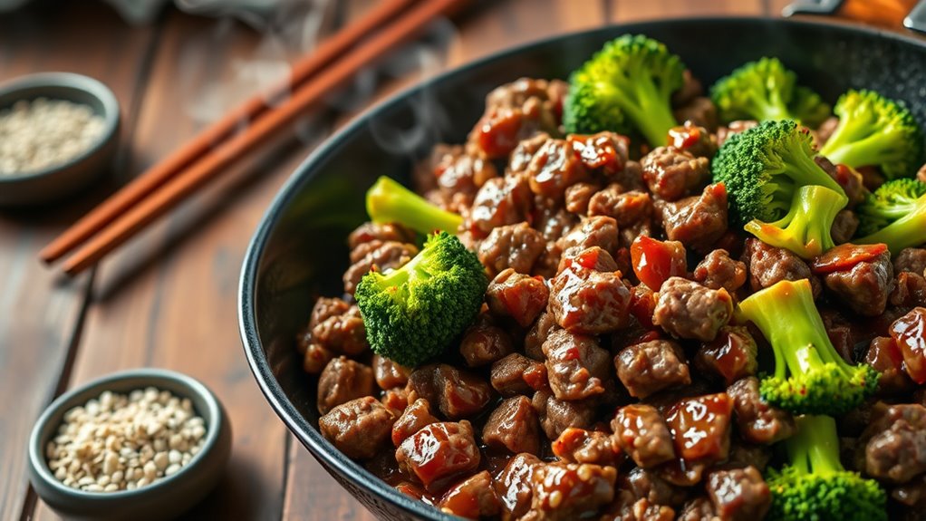 beef and broccoli stir fry
