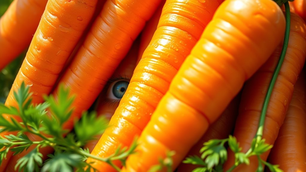 carrots improve eye health
