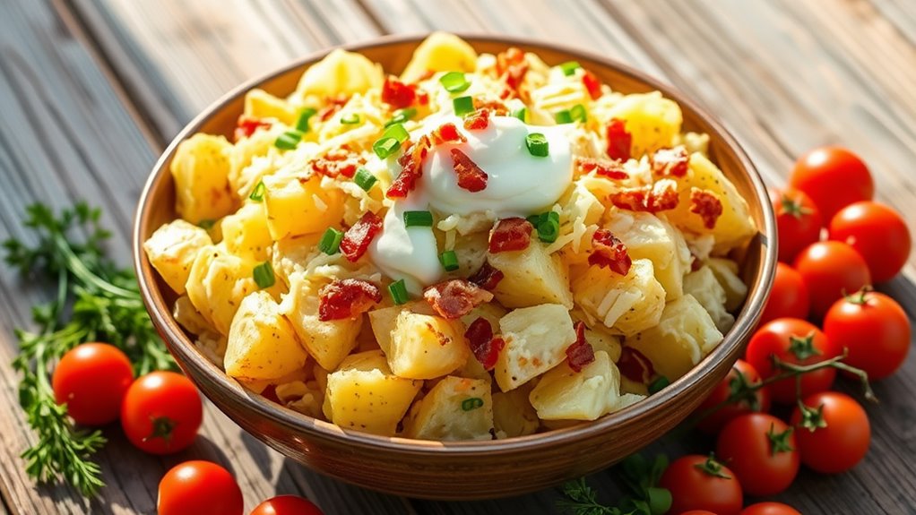creamy hearty potato dish