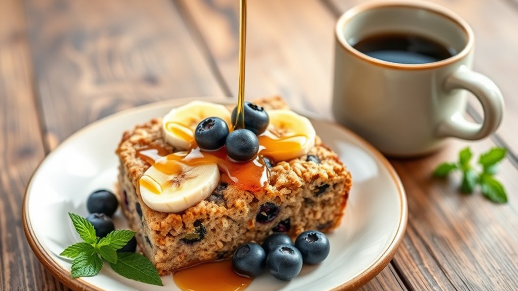 delicious fruity oatmeal bake