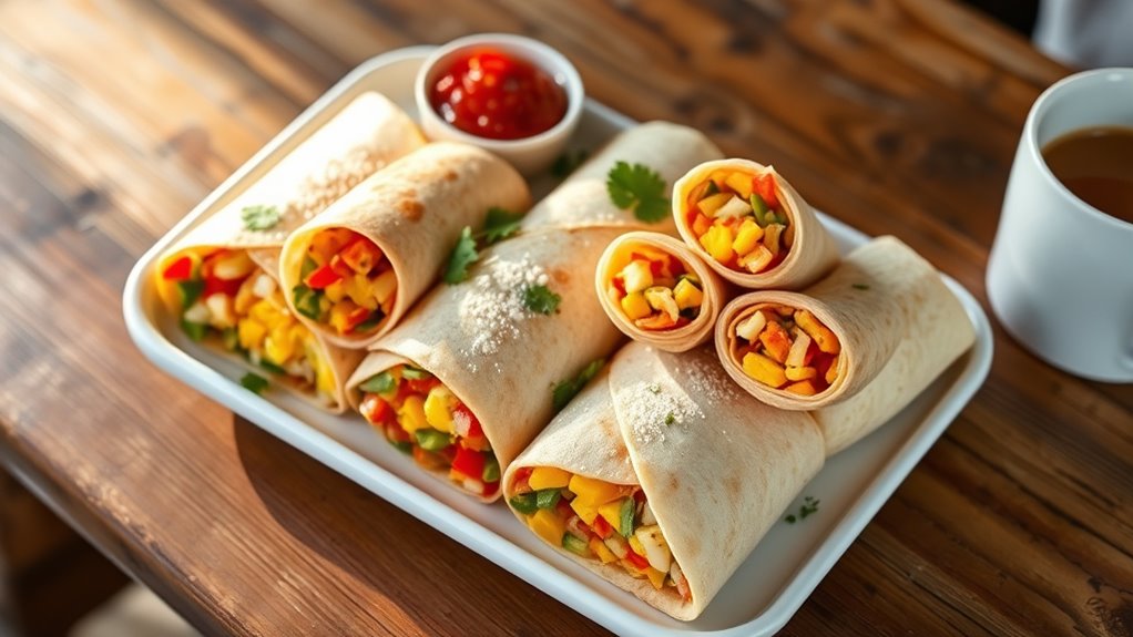freezer friendly breakfast burritos