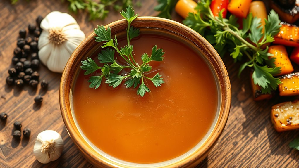 homemade bone broth ingredients