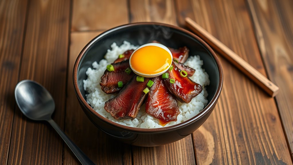 japanese beef rice bowl
