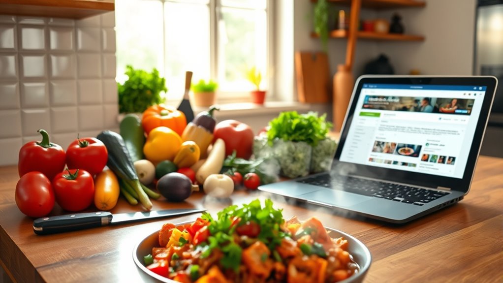 join culinary discussion groups