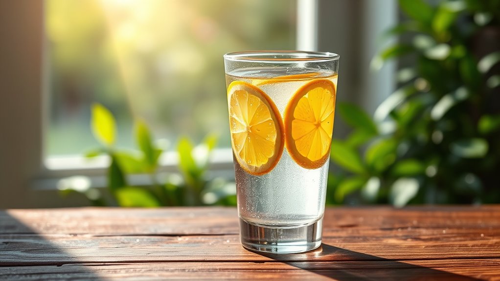 lemon water benefits skin health