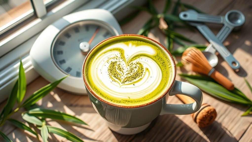 matcha aids weight management