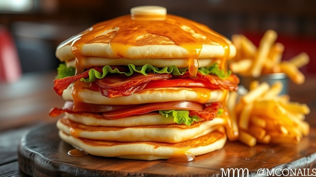 pancakes instead of buns
