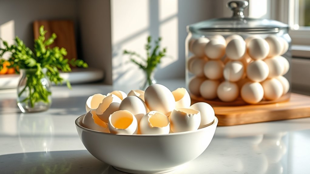 properly store hard boiled eggs