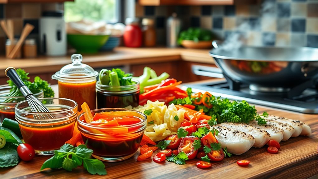 sauce preparation for efficiency