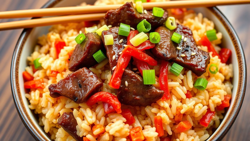 savory korean style fried rice