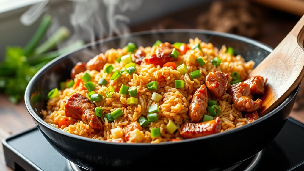 savory pork fried rice