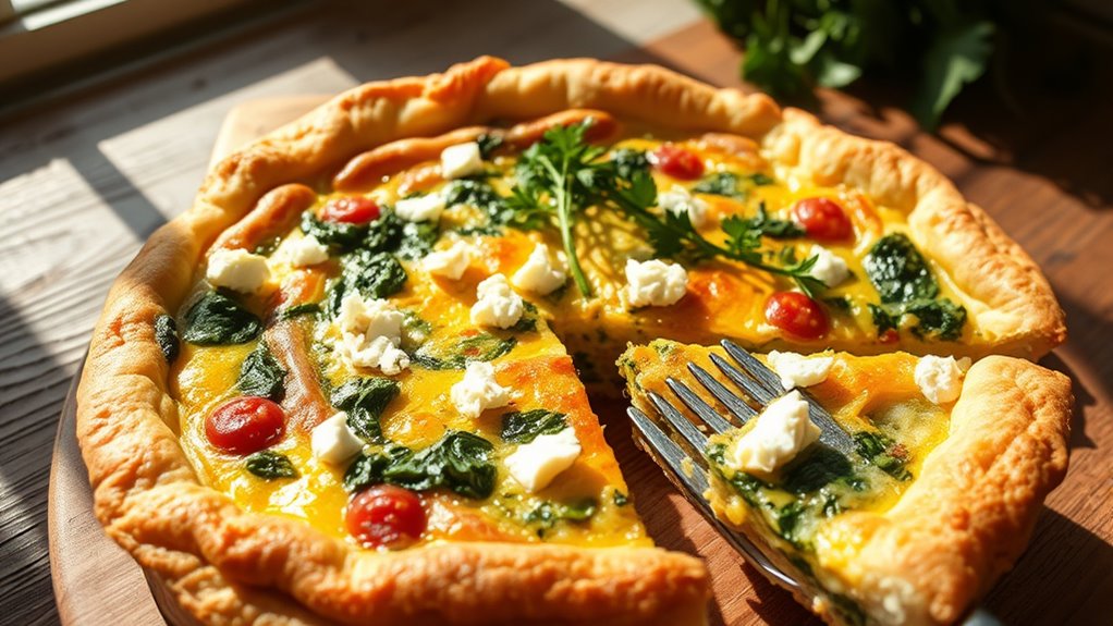 spinach and feta dish