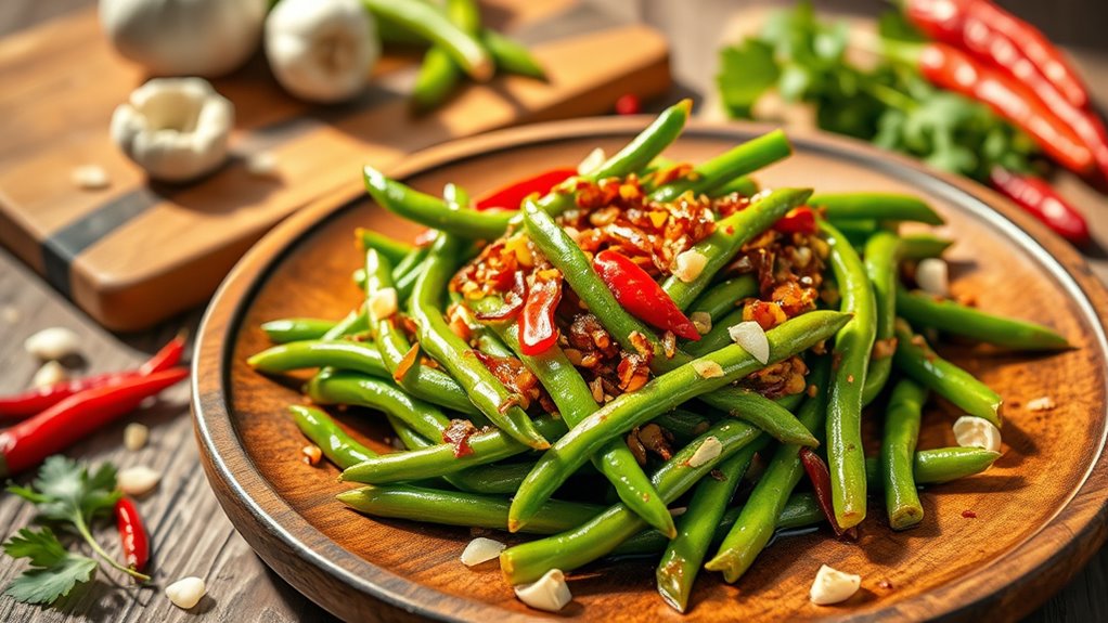 stir fried green beans recipe