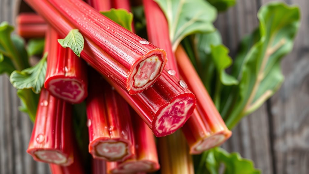 tart stalks of dessert