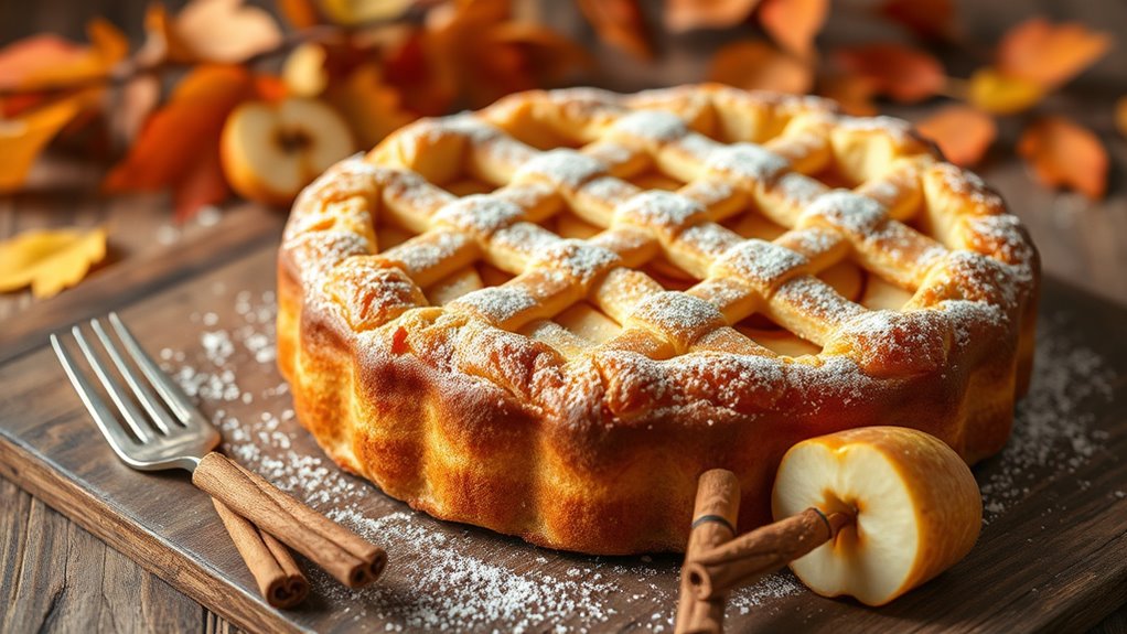 traditional sweet apple cake