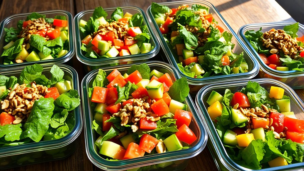 weekly salad prep guide