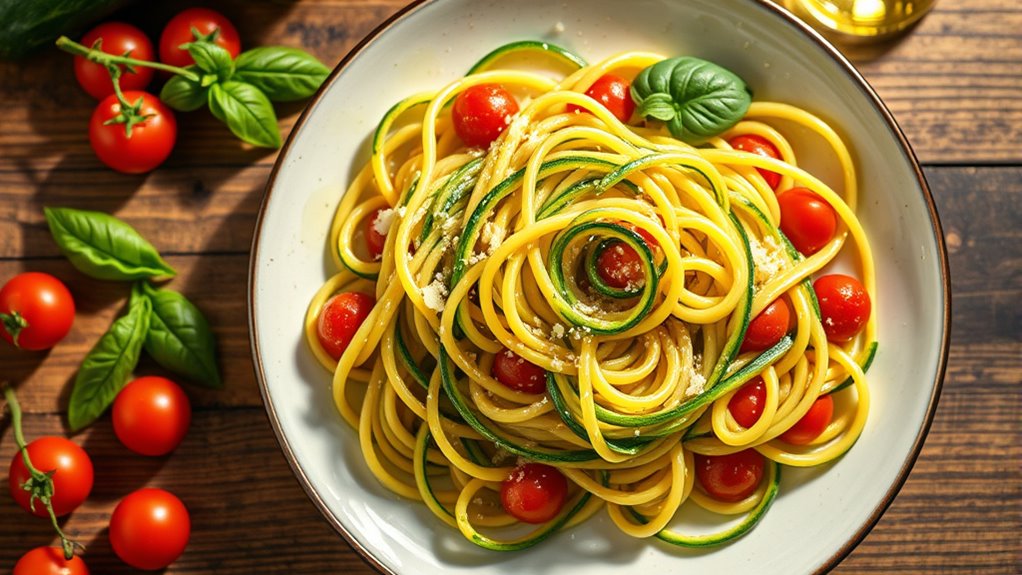 zucchini based pasta alternative