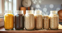 batch prepared grain dishes