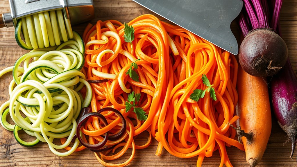 choose your vegetable noodle tool