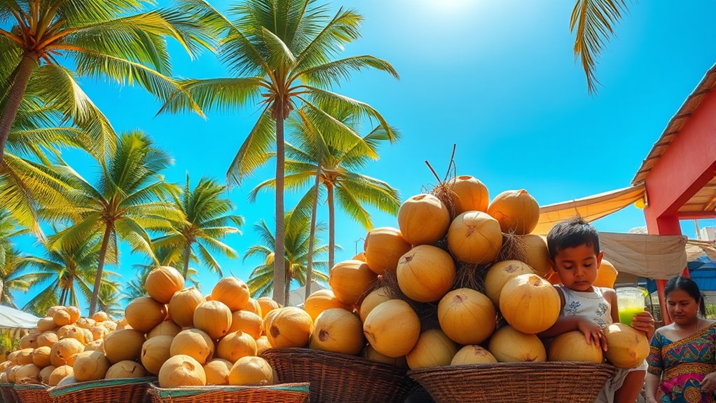 coconut cultivation and products
