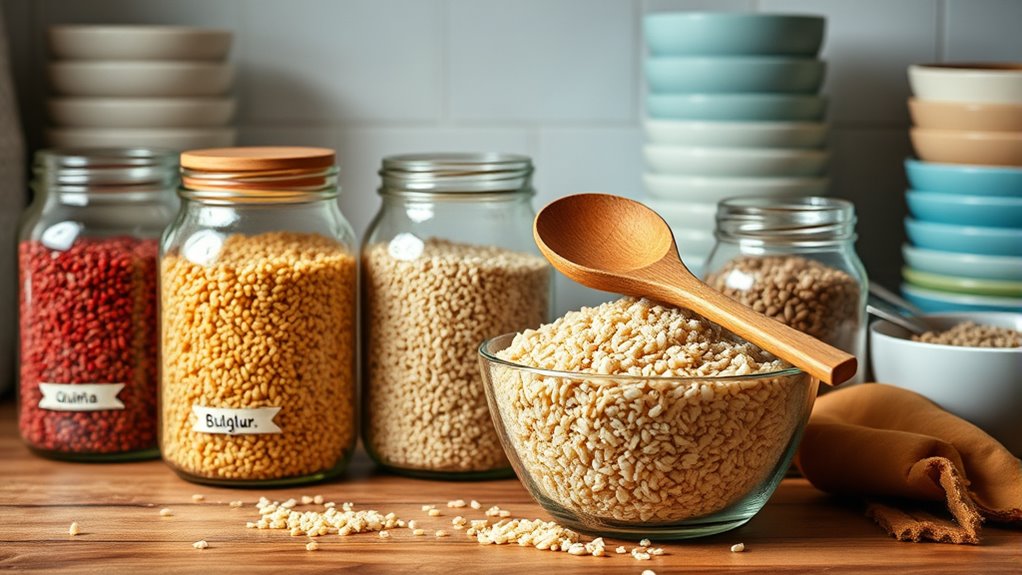 efficient bulk grain storage