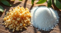 health comparisons between sugars