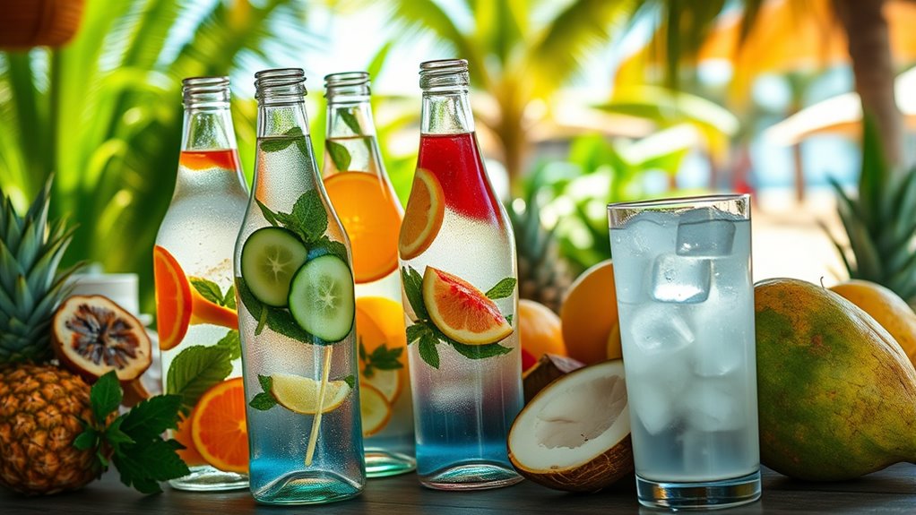 hydrate with foods and drinks