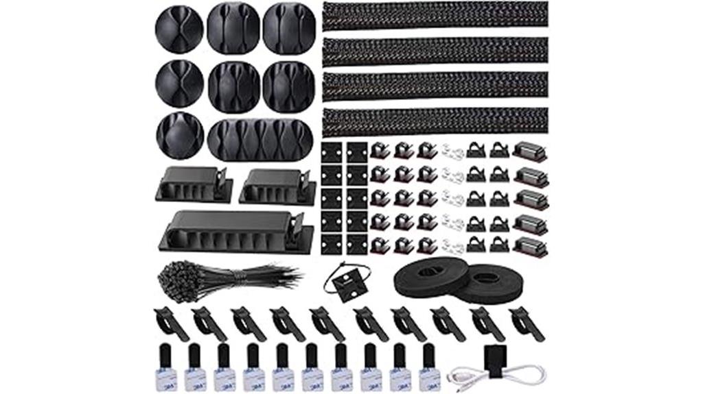 192 piece cable organizer kit