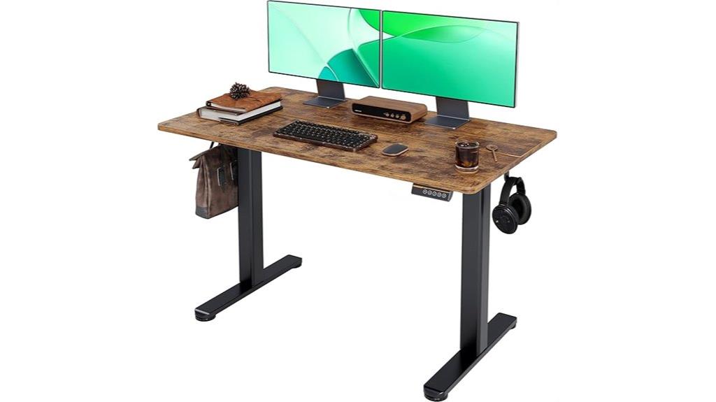 adjustable height standing desk