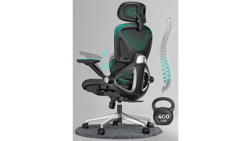 adjustable lumbar and headrest
