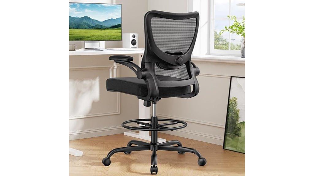 adjustable lumbar footrest