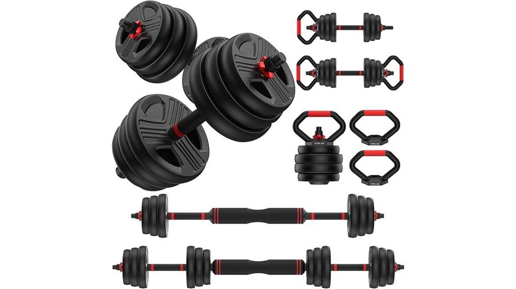 adjustable weightlifting dumbbells