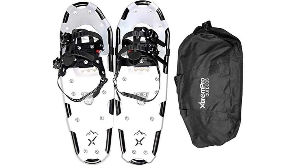 aluminum frame snowshoes crampons