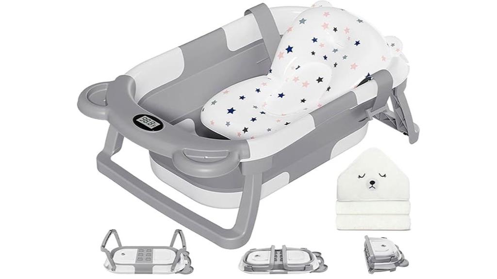 baby bathtub with accessories