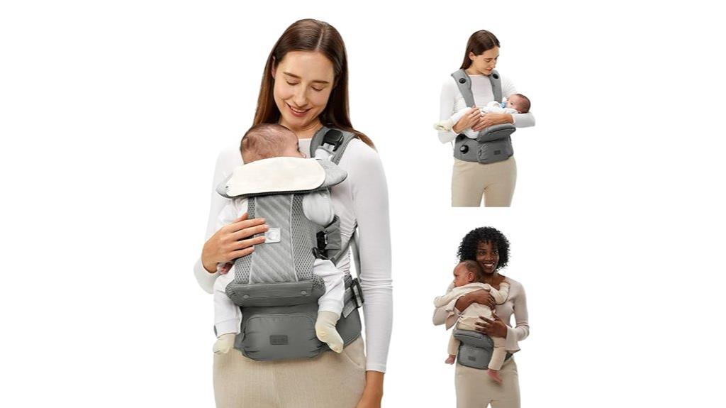 baby carrier with hip seat