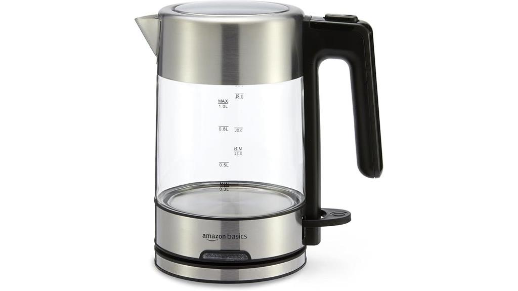 basic glass carafe kettle