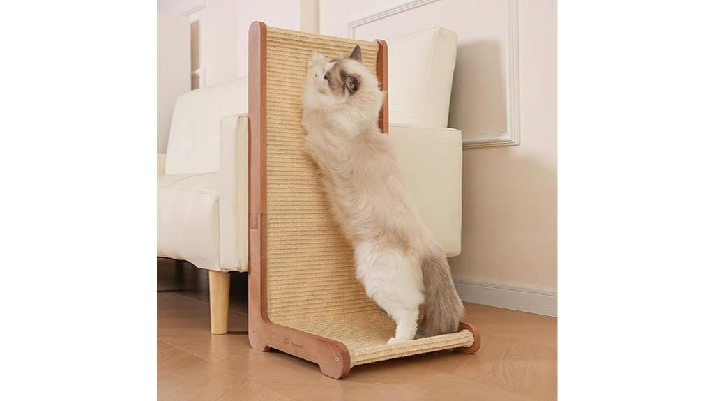 beechwood sisal cat post