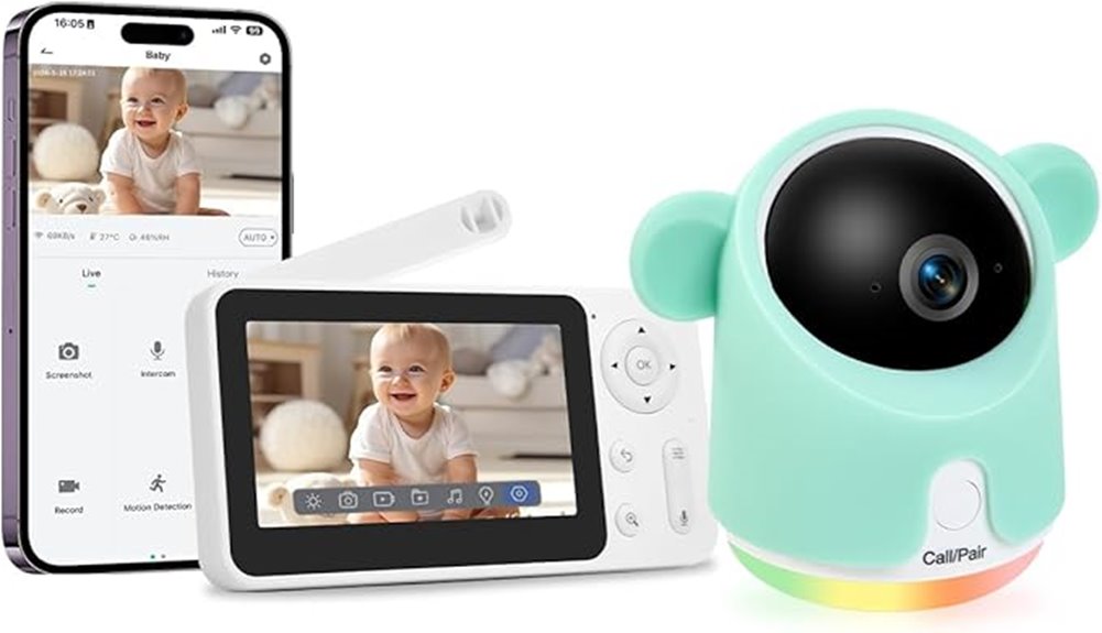 camera and audio monitor