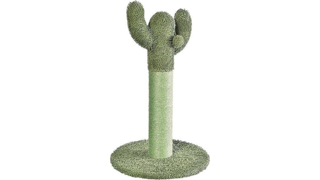 cat scratching post cactus