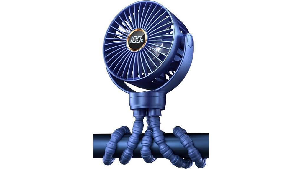 child safe stroller fan