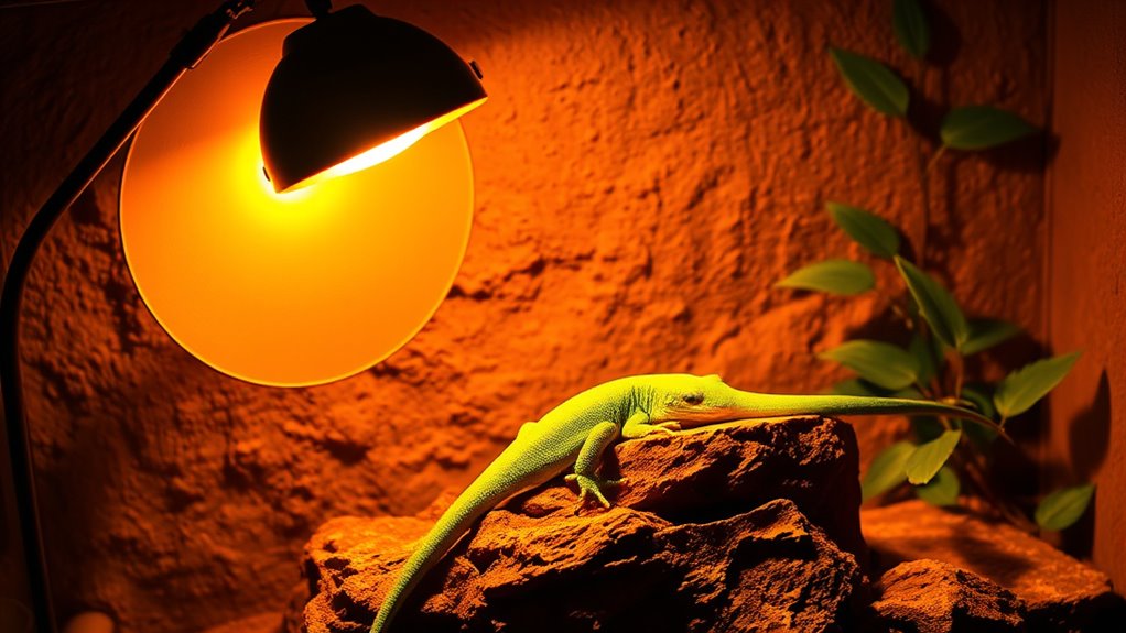choosing safe reptile heat lamps