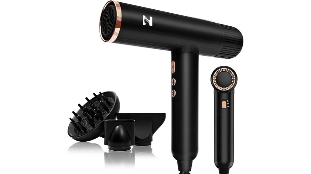 compact 1600w ionic dryer