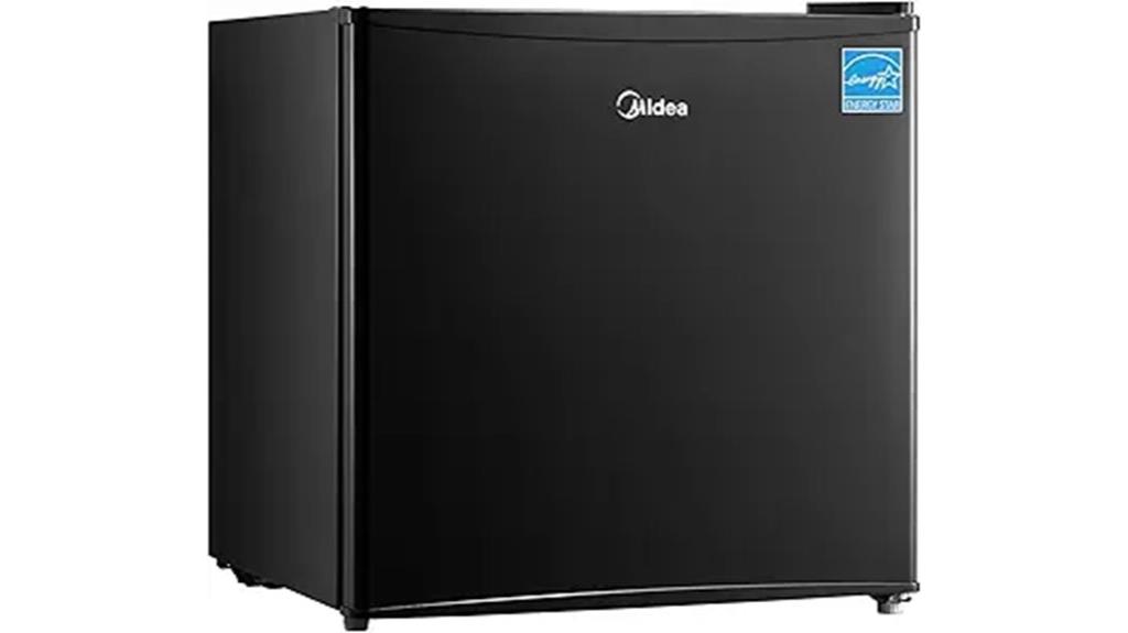 compact reversible door fridge