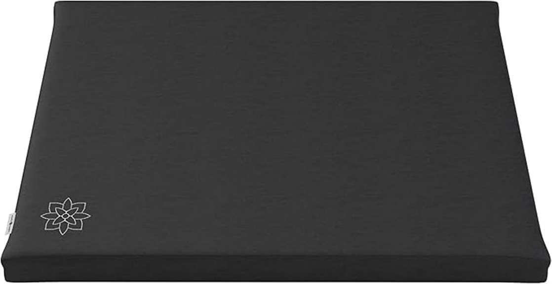 contemporary kneeling meditation mat