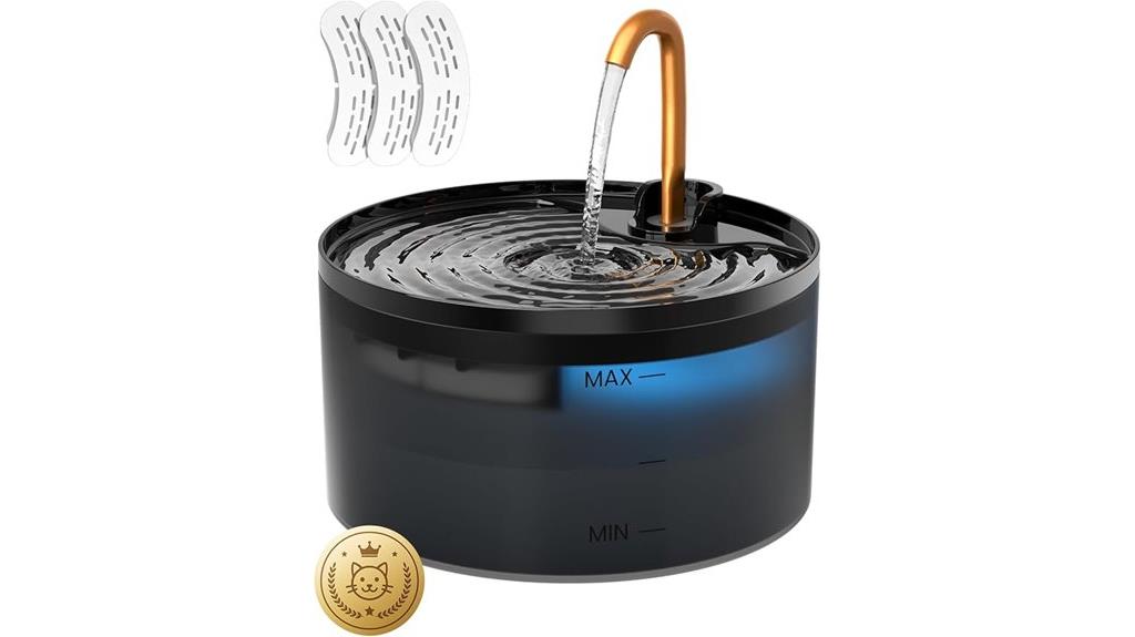 copper faucet cat fountain