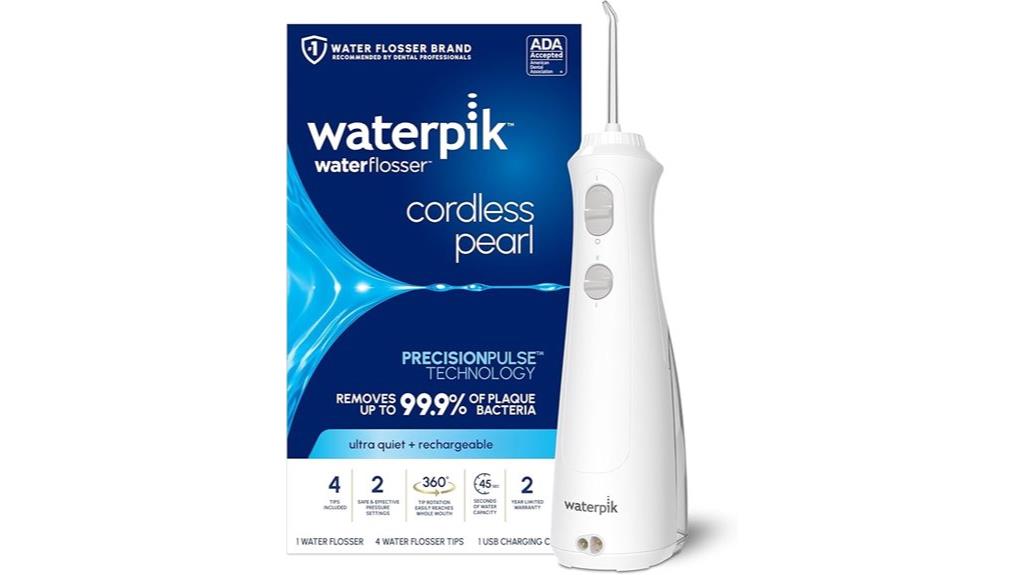 cordless water flosser with tips