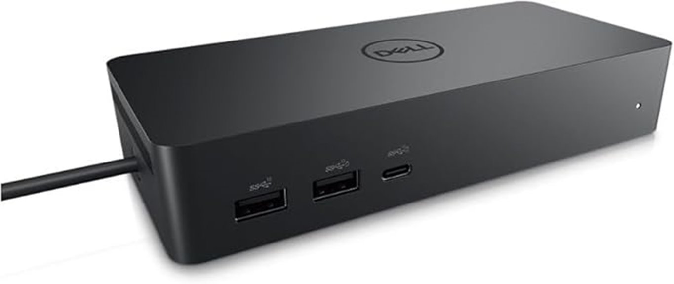 dell ud22 dock black