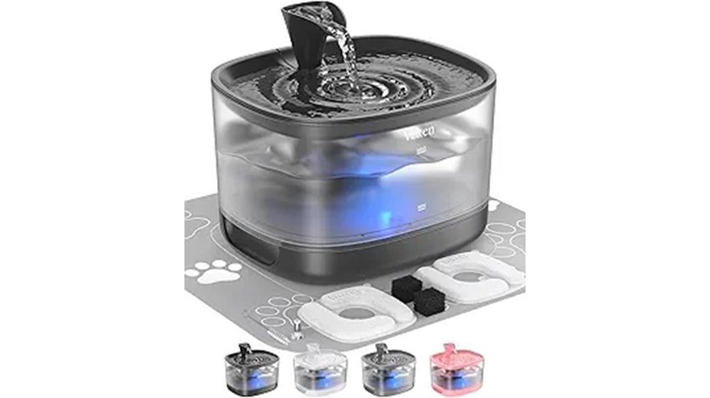 detachable tank cat fountain