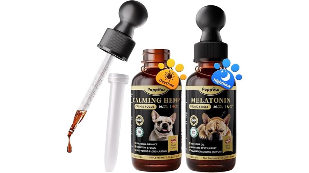dog calming drops dosage